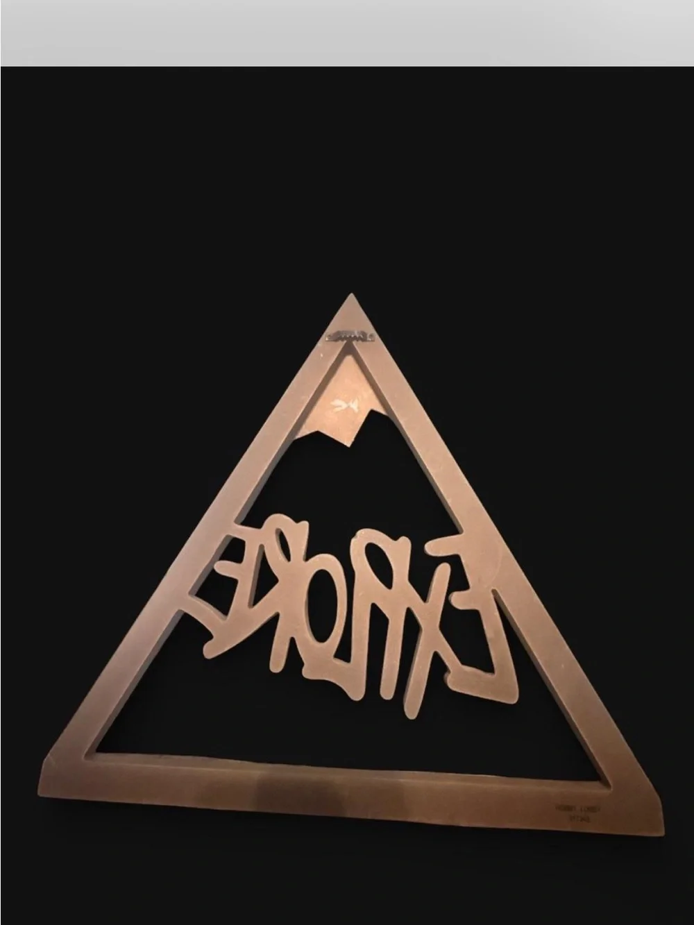 Explore Mountain Triangle Home Decor Accent Piece